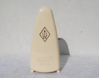 Vintage mechanical metronome, Taktell Piccolo , German Wittner metronom, pocket model, vintage gift for a musician.