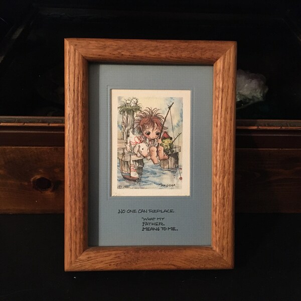 Carte De Vœux Vintage Jody Bergsma - Illustration Ange & Ponts - Pour Toutes Occasions