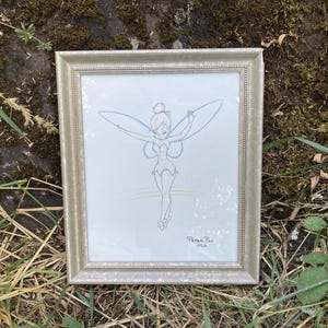 希少 Animated Tinker Bell Shadow Box 1953 希少 Animated Tinker