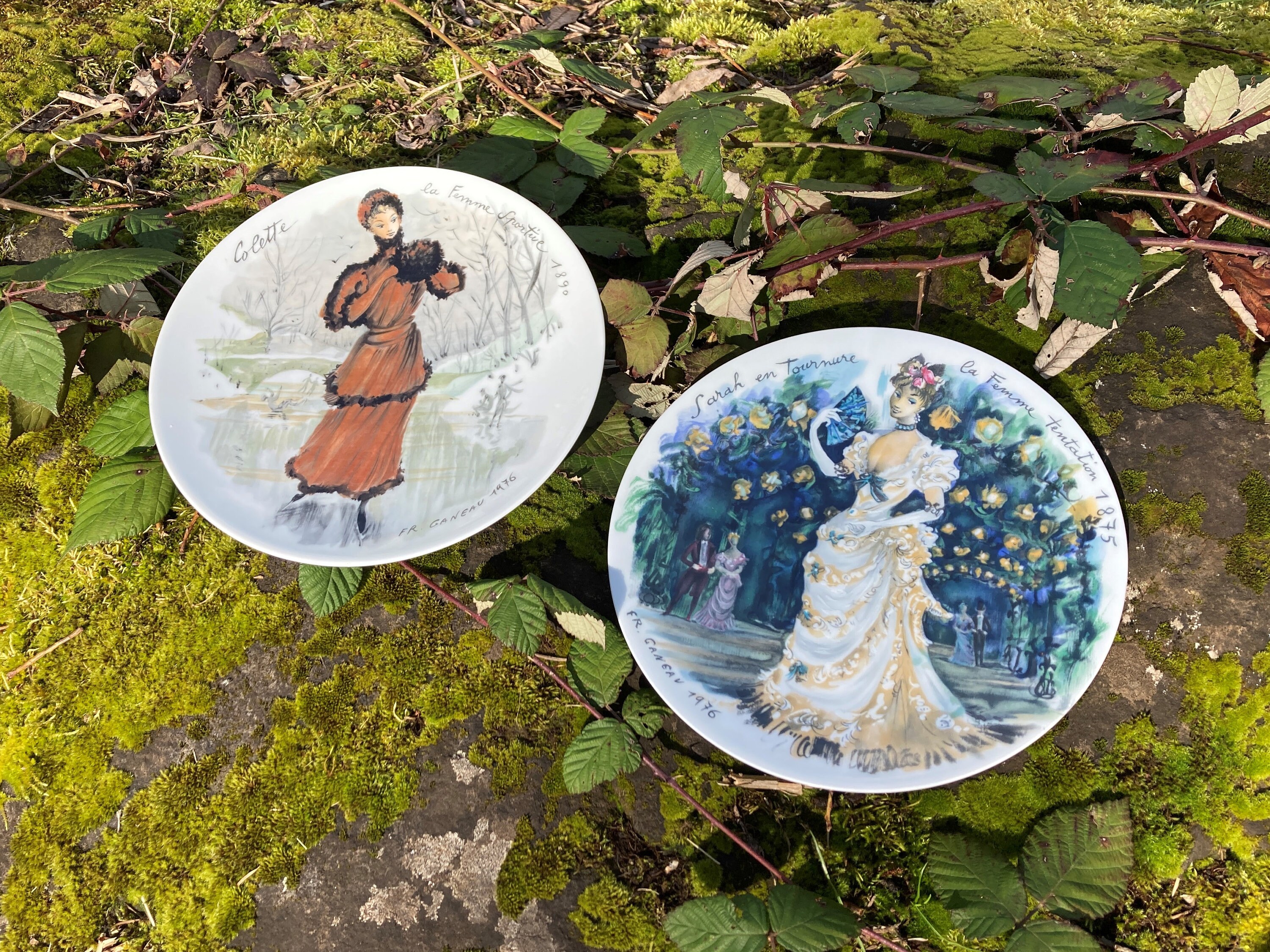 LIMOGES 陶器トリオ18点 Henri D'Arceau-Limoges LIMOGES 陶器トリオ18点 Henri D'Arceau-Limoges VINTAGE D'ARCEAU