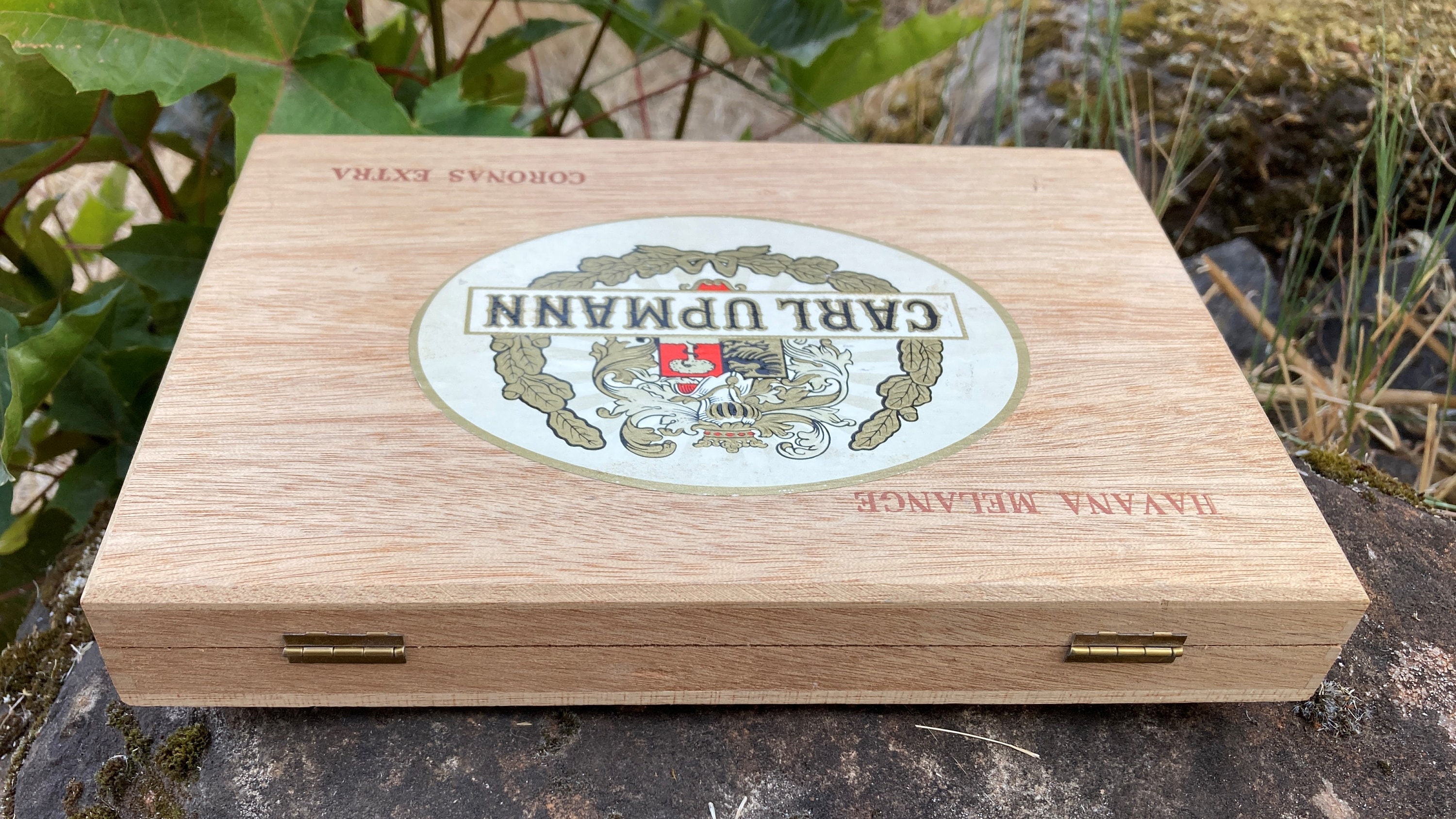 ヴィンテージ 空の木製カール アップマン シガー ボックス - Etsy 日本