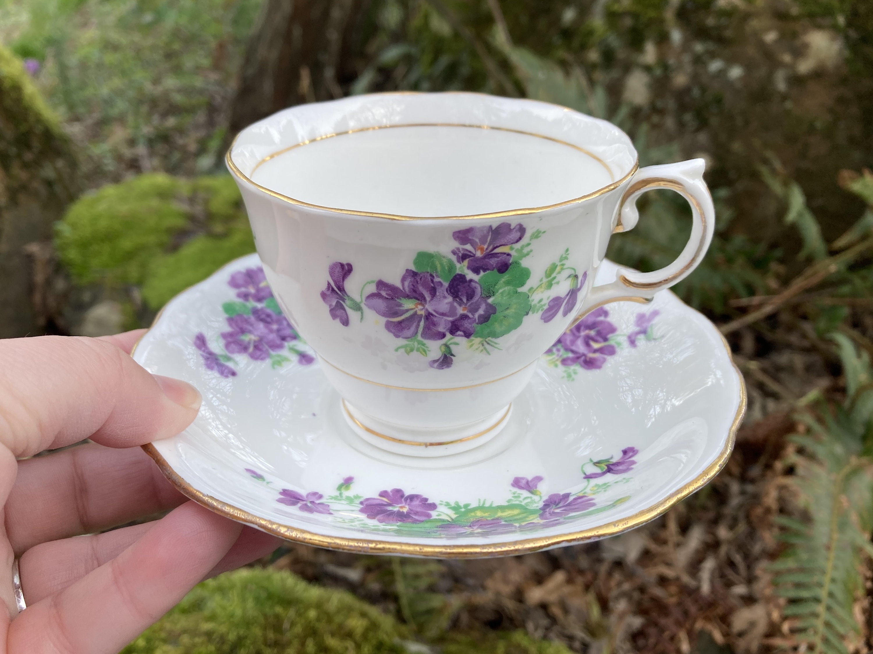 Purple Pansies China - Etsy - Page 2