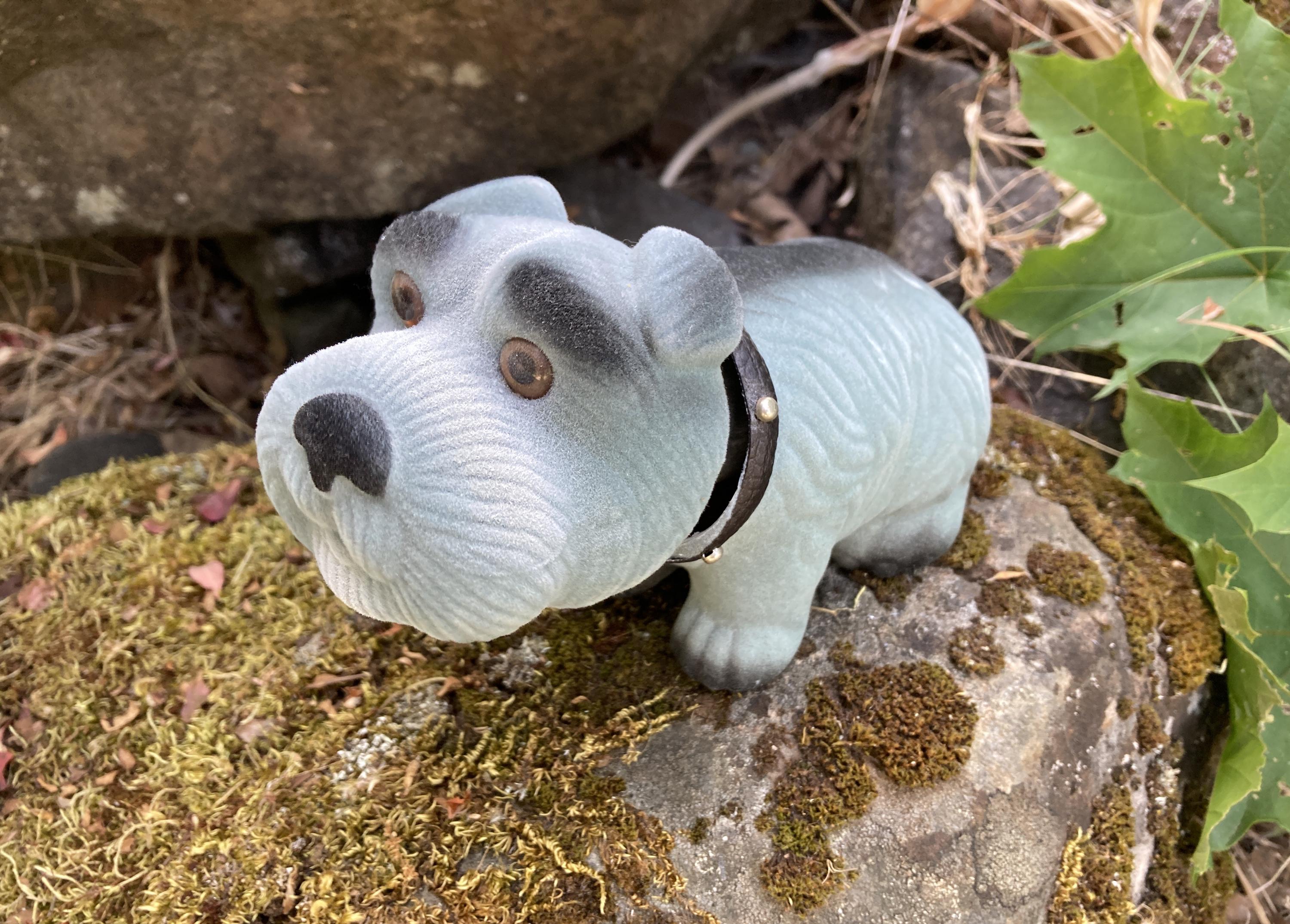 ヴィンテージボブルヘッドフロック加工/ふわふわのジャーマン