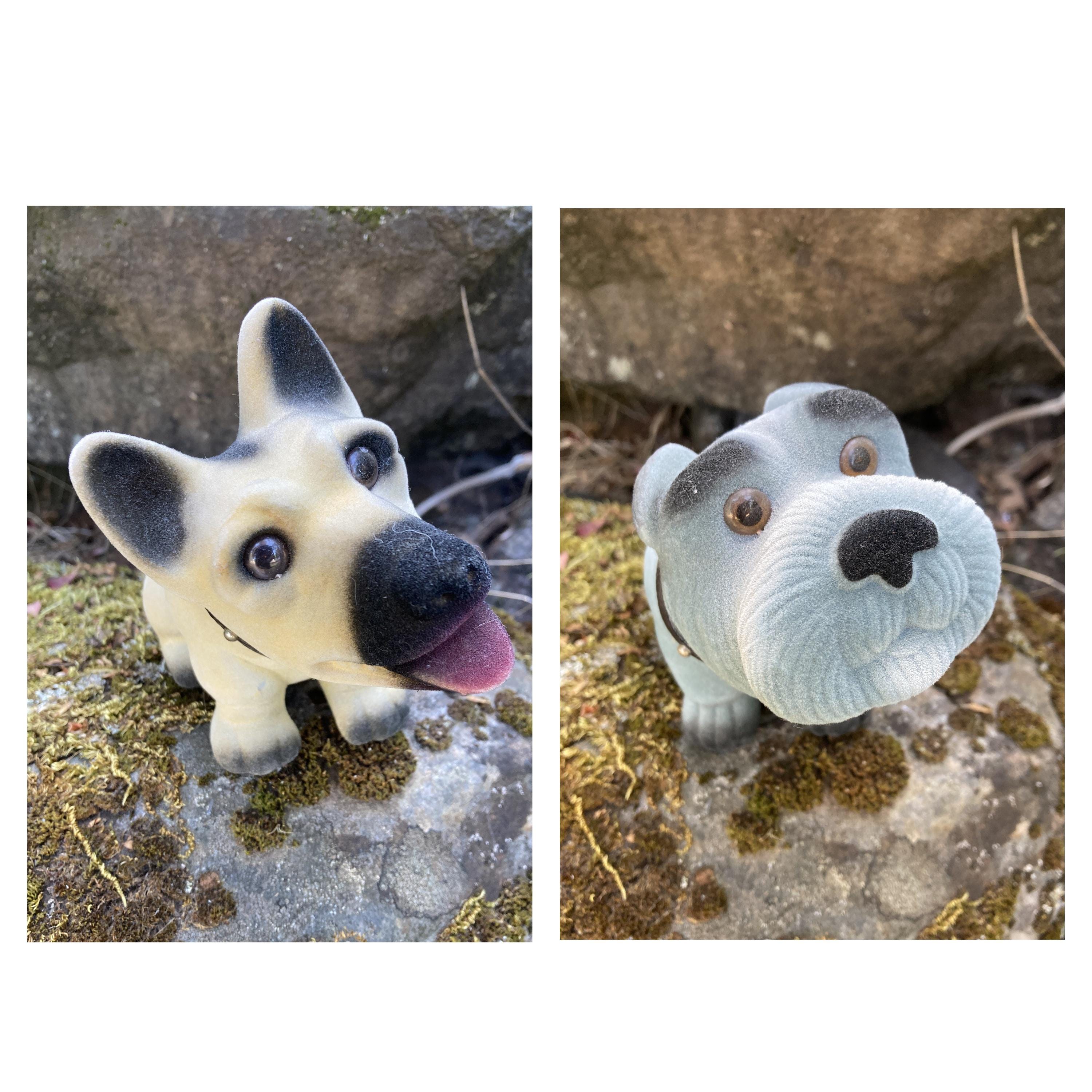 ヴィンテージボブルヘッドフロック加工/ふわふわのジャーマン