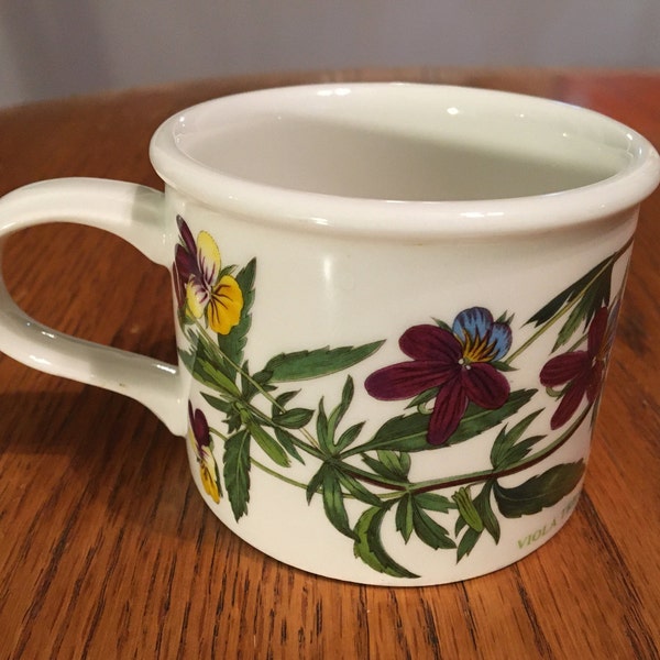 Portmeirion Botanic Garden Cups & Saucer (sold separately) Rhododendron, Viola