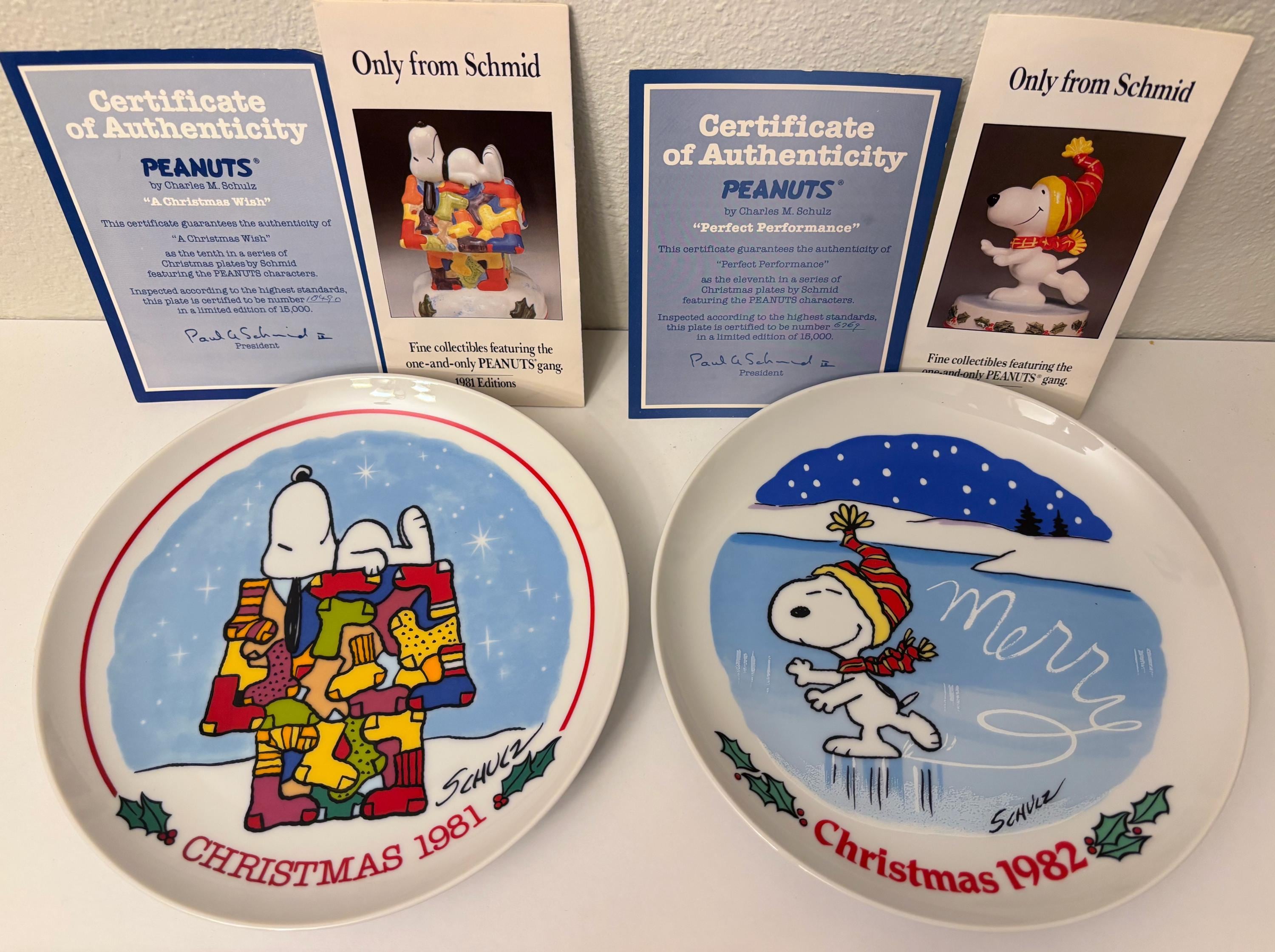 Vintage Peanuts Plates - Etsy