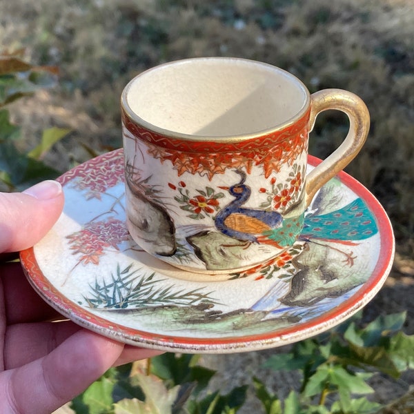 Japanese Hand Painted Tea Cups Etsy