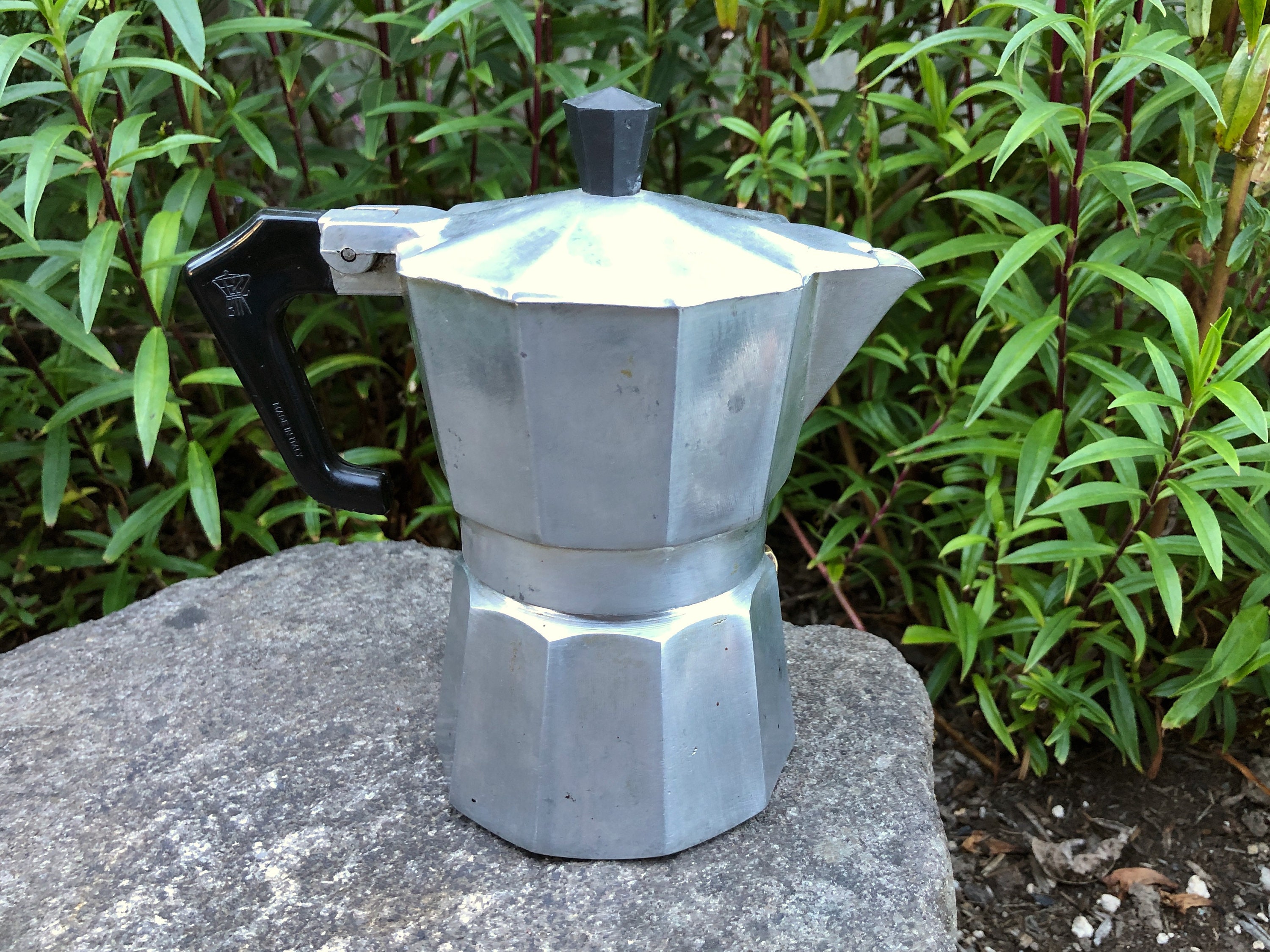 Bialetti, 1980s, cute one cup Italian stovetop moka pot, Bialetti