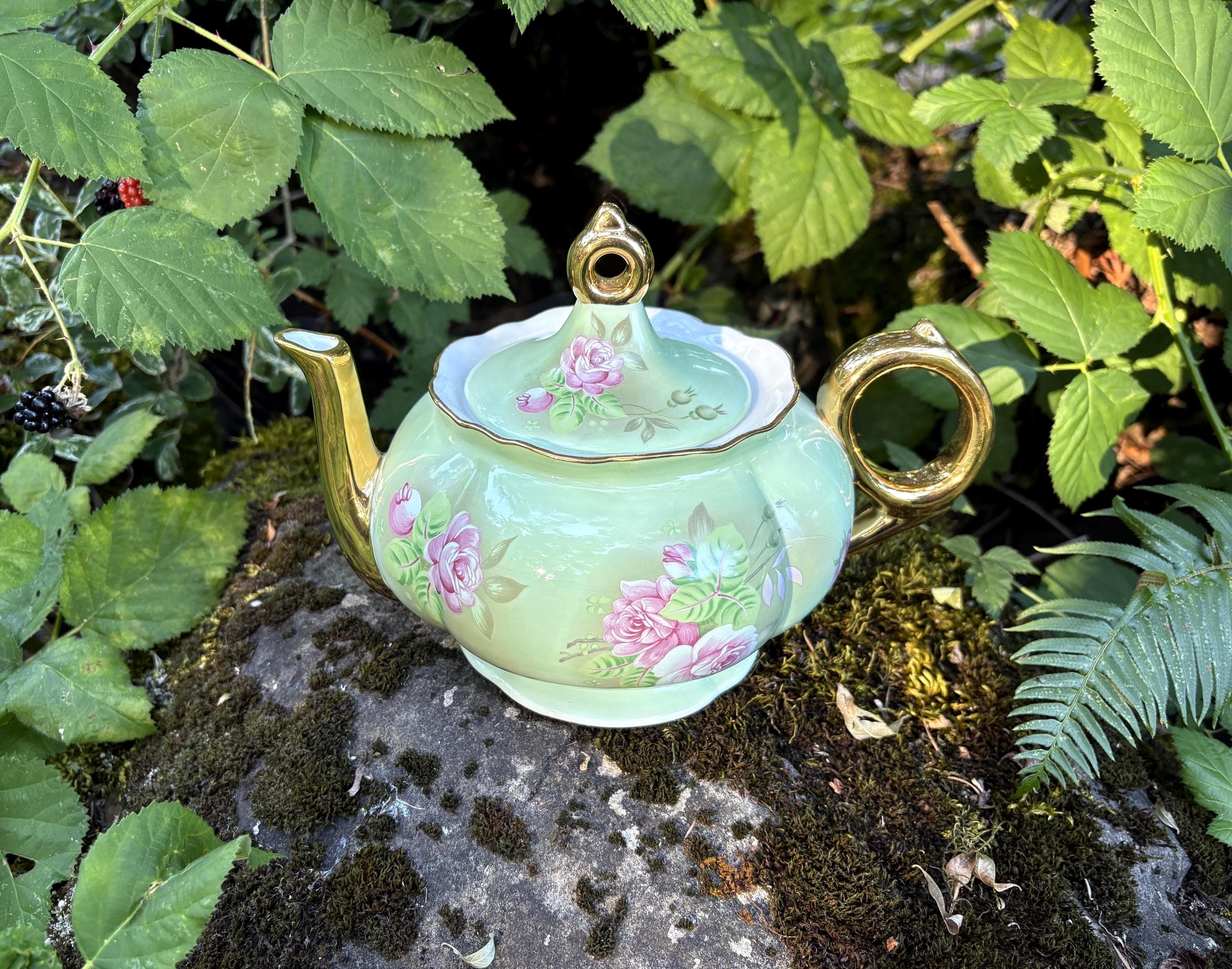 Heritage Mint Teapot - Etsy