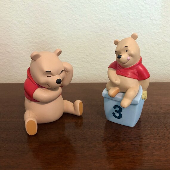 Vintage Disney Pooh and Friends Collectible Porcelain Figurines