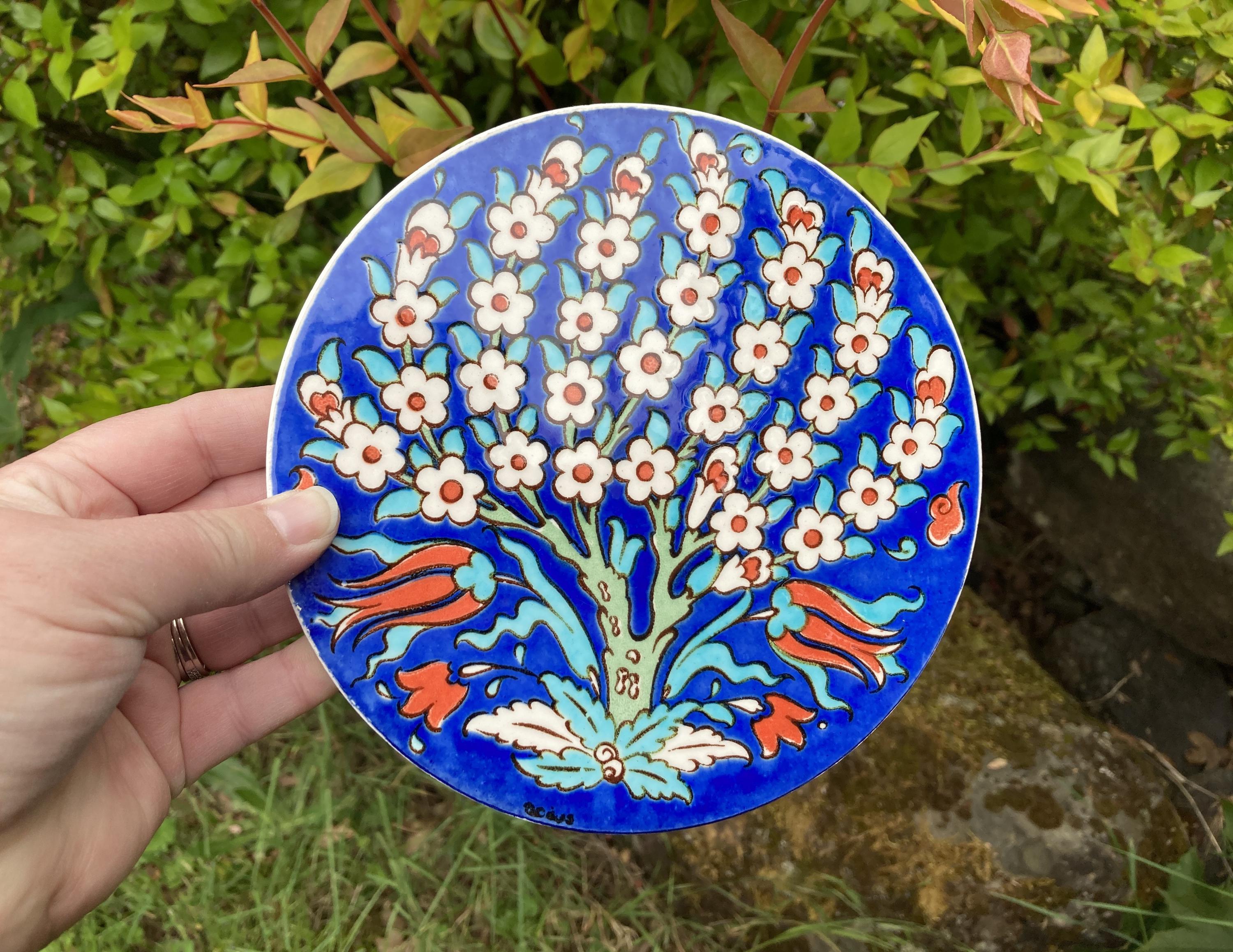 Sottopentola Rotondo In Lana Infeltrita Stile Nepal - Resistente Al Calore, Diametro 22 Cm, Colorato, Fatto A Mano, Per Pentole E Padelle, Decorazione Cucina