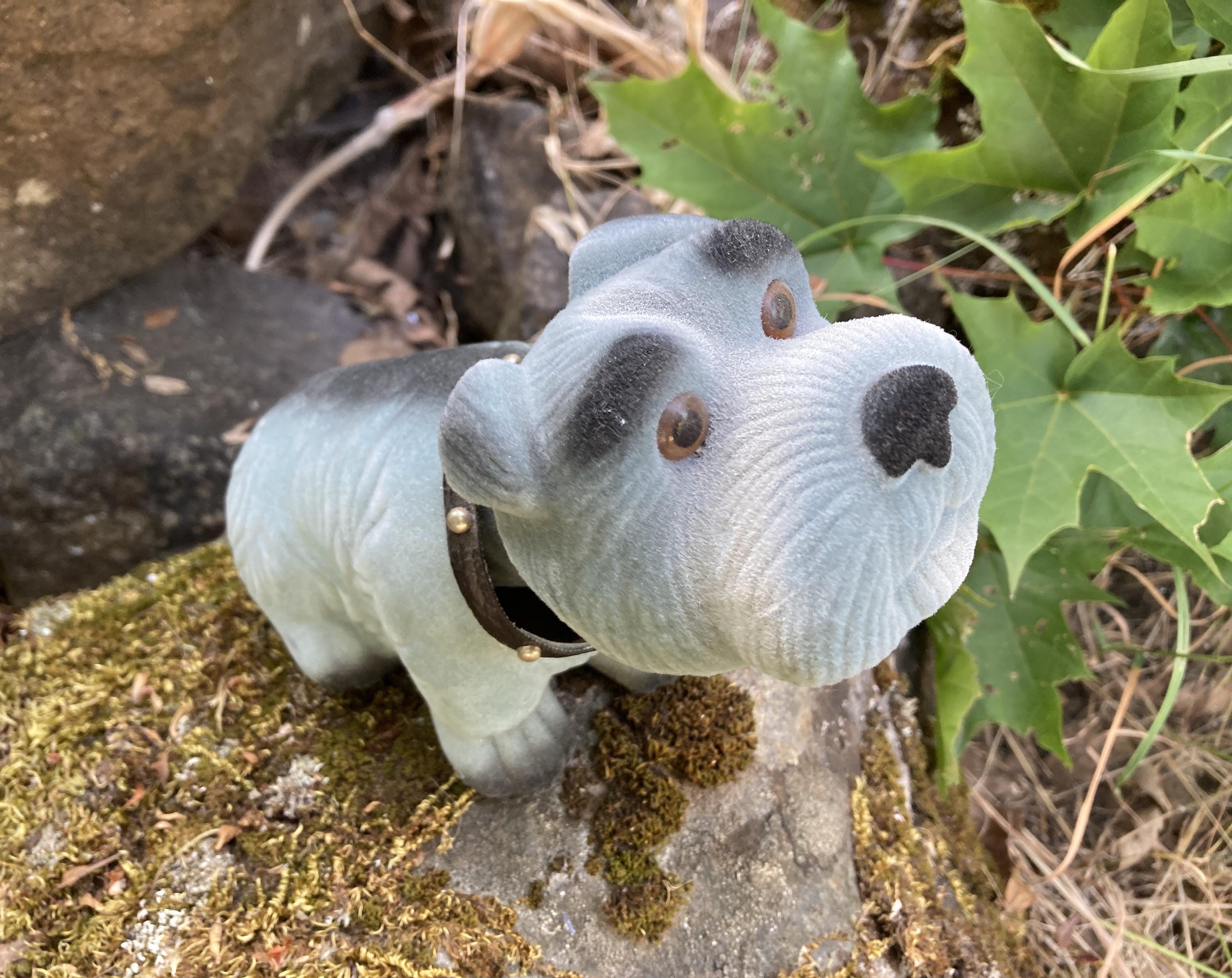 ヴィンテージボブルヘッドフロック加工/ふわふわのジャーマン