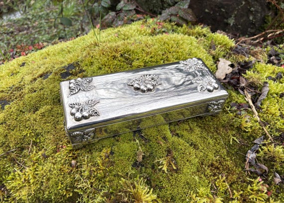 Vintage Godinger Silverplate 9" Rectangular Jewel… - image 14