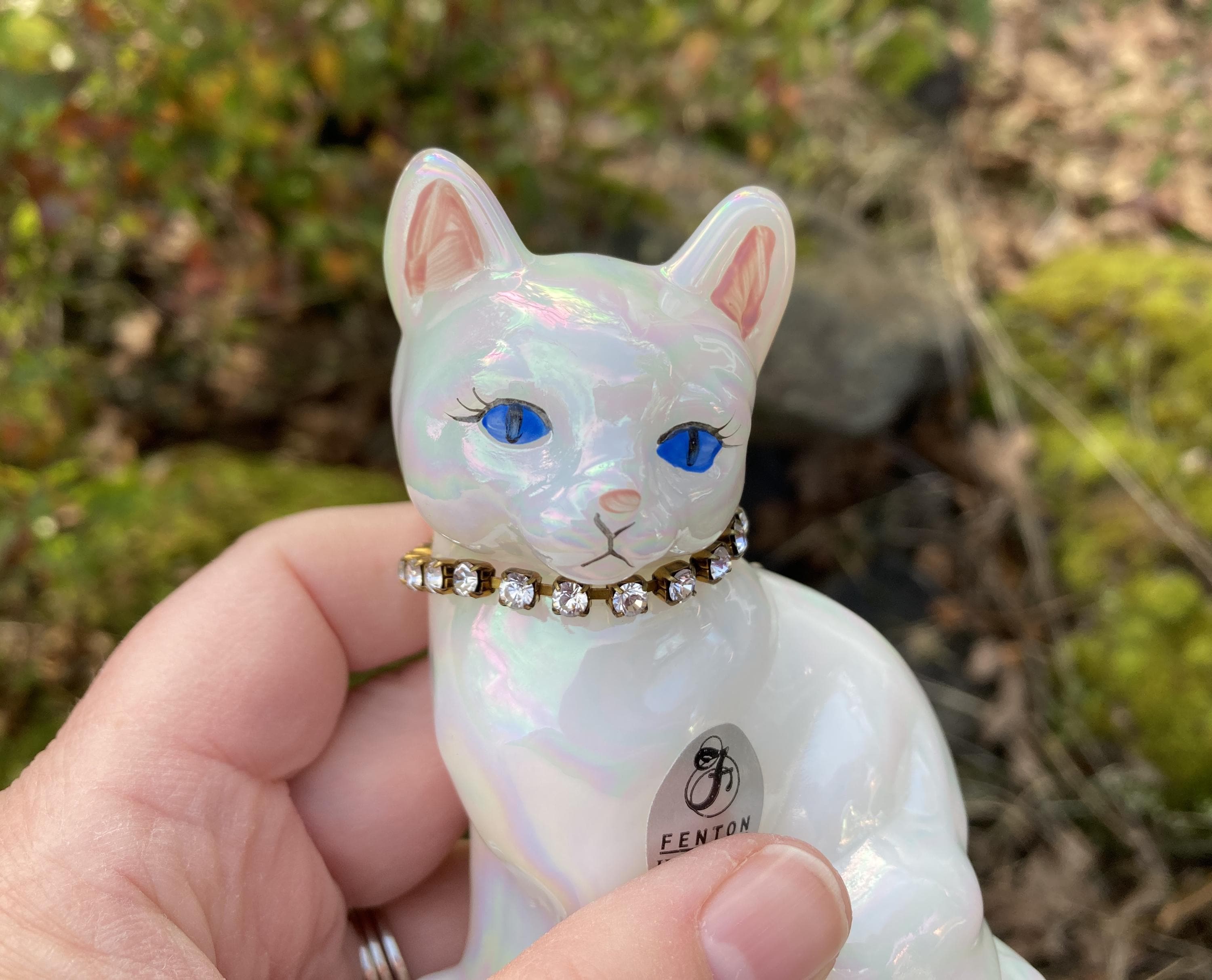 Vintage Fenton Opalescent Glass 3.5