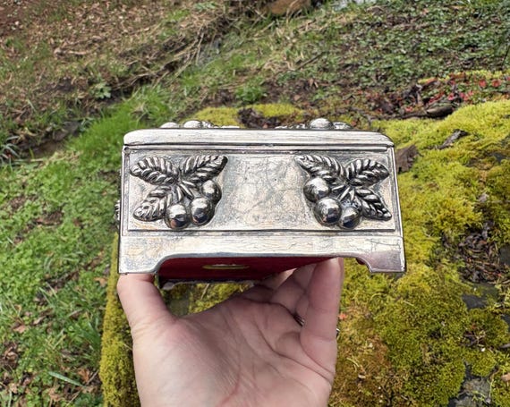 Vintage Godinger Silverplate 9" Rectangular Jewel… - image 13
