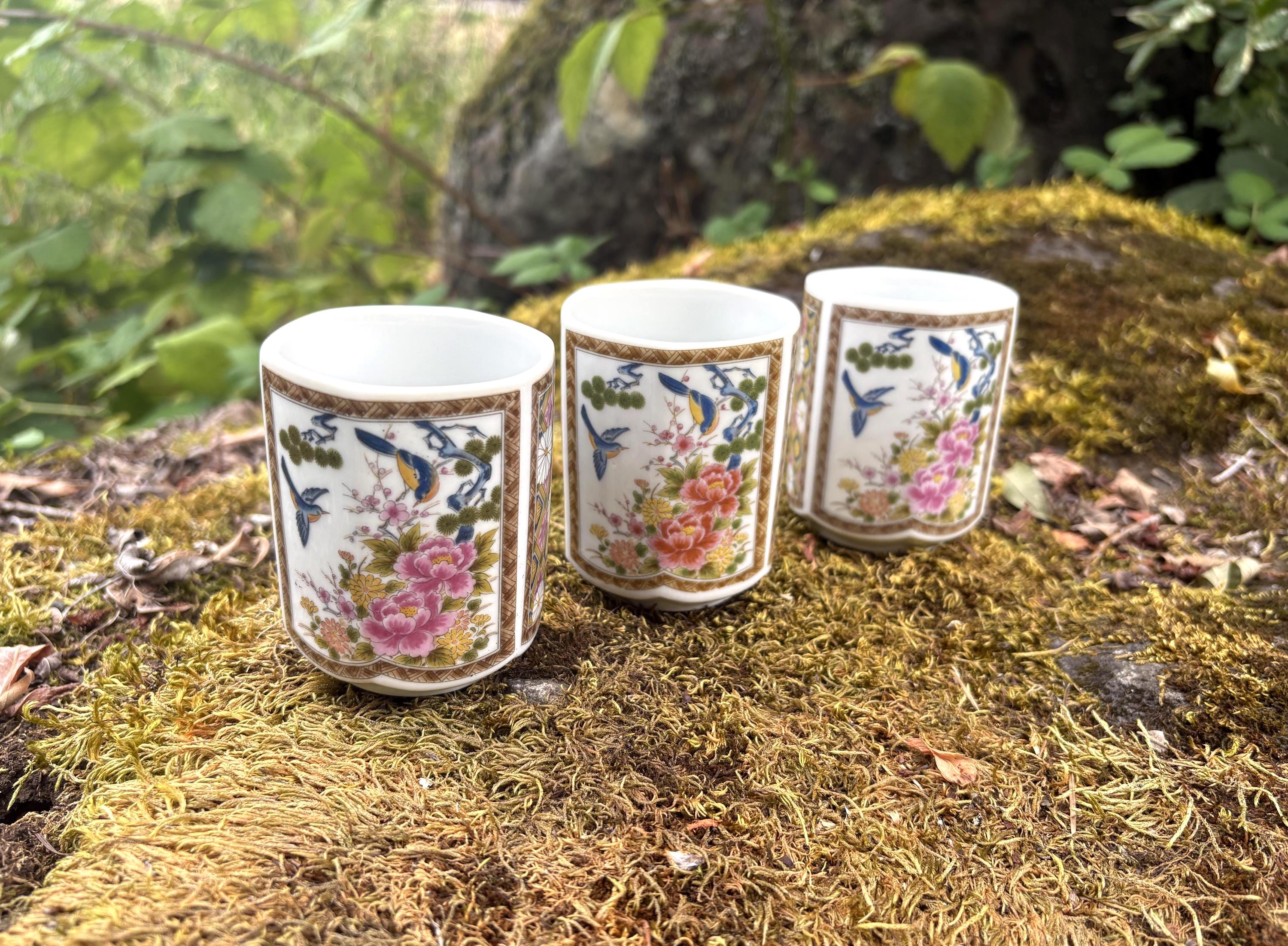 Bird Japanese Tea Cup - Etsy