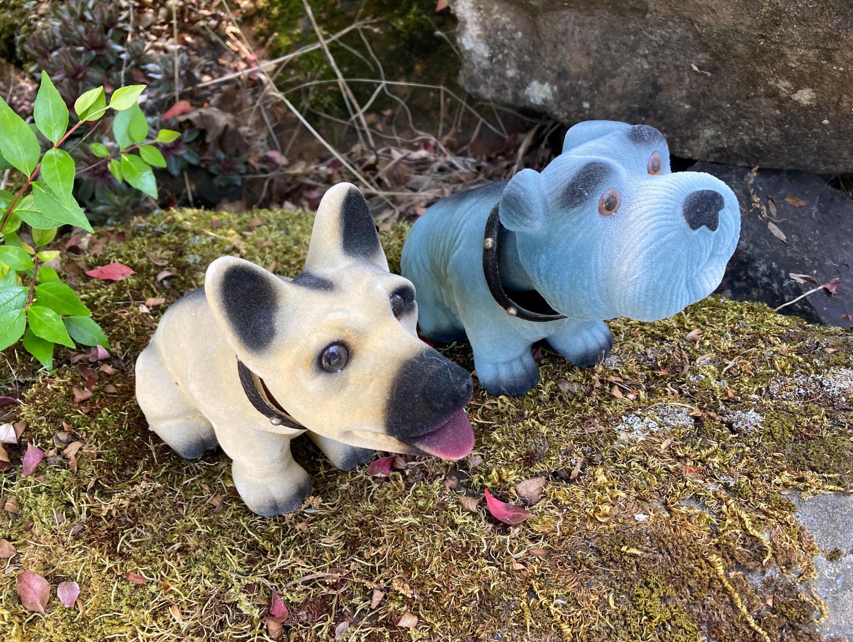 ヴィンテージボブルヘッドフロック加工/ふわふわのジャーマン