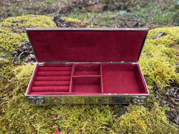 Vintage Godinger Silverplate 9" Rectangular Jewel… - image 5