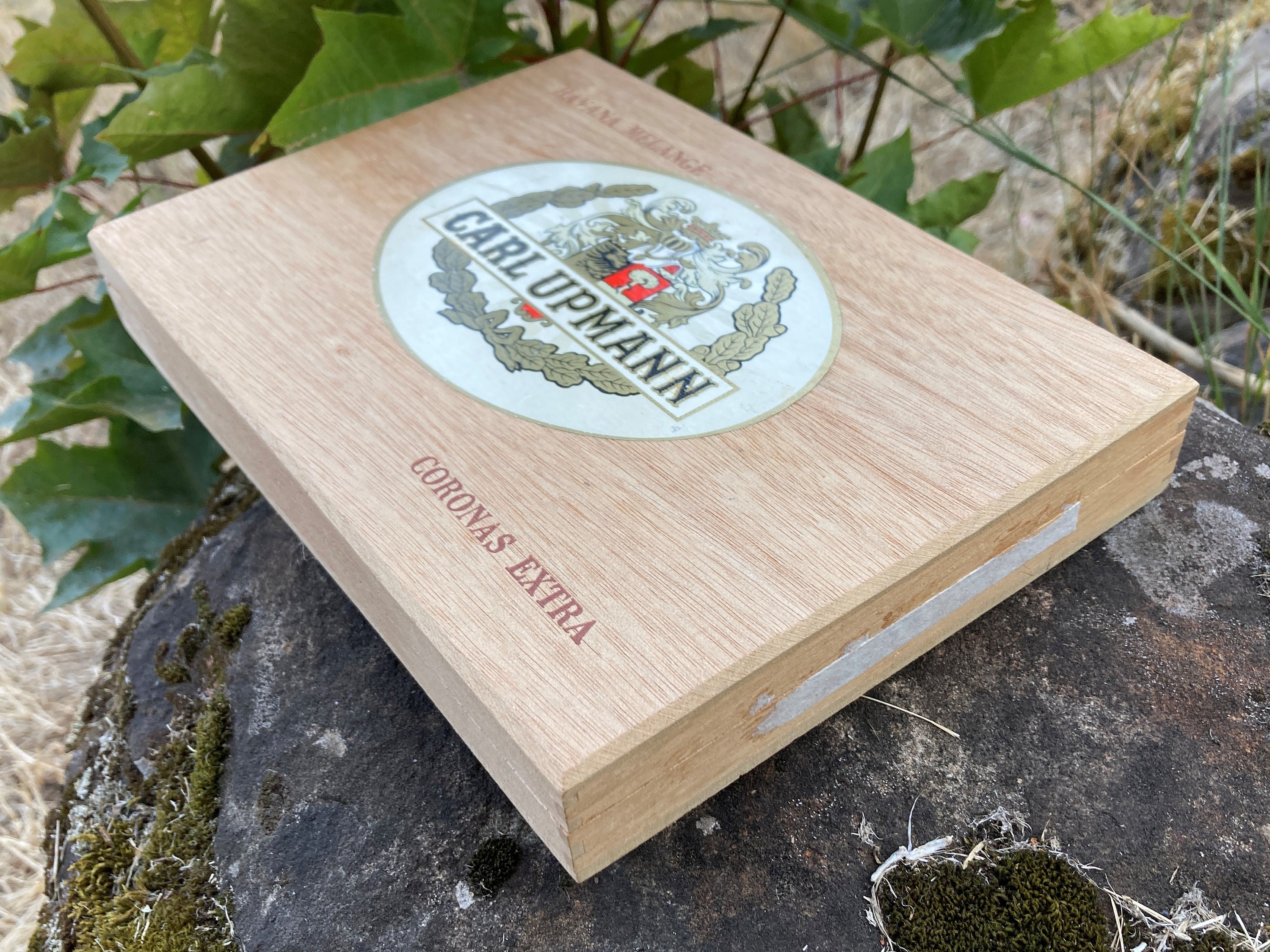 ヴィンテージ 空の木製カール アップマン シガー ボックス - Etsy 日本