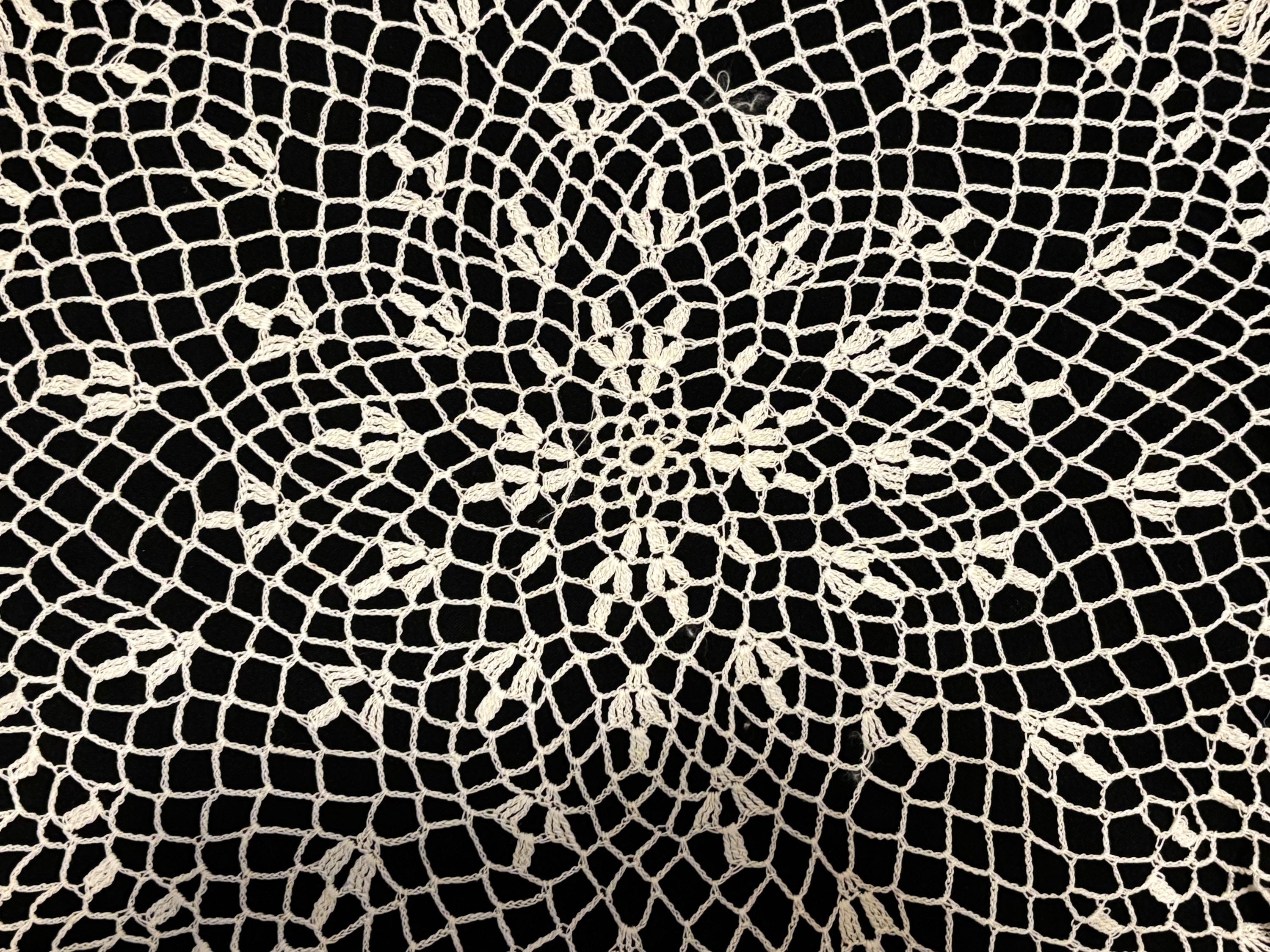 Vintage Hand Crocheted 24