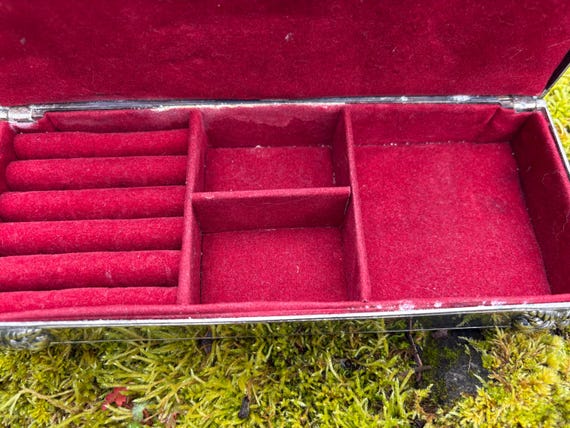 Vintage Godinger Silverplate 9" Rectangular Jewel… - image 7