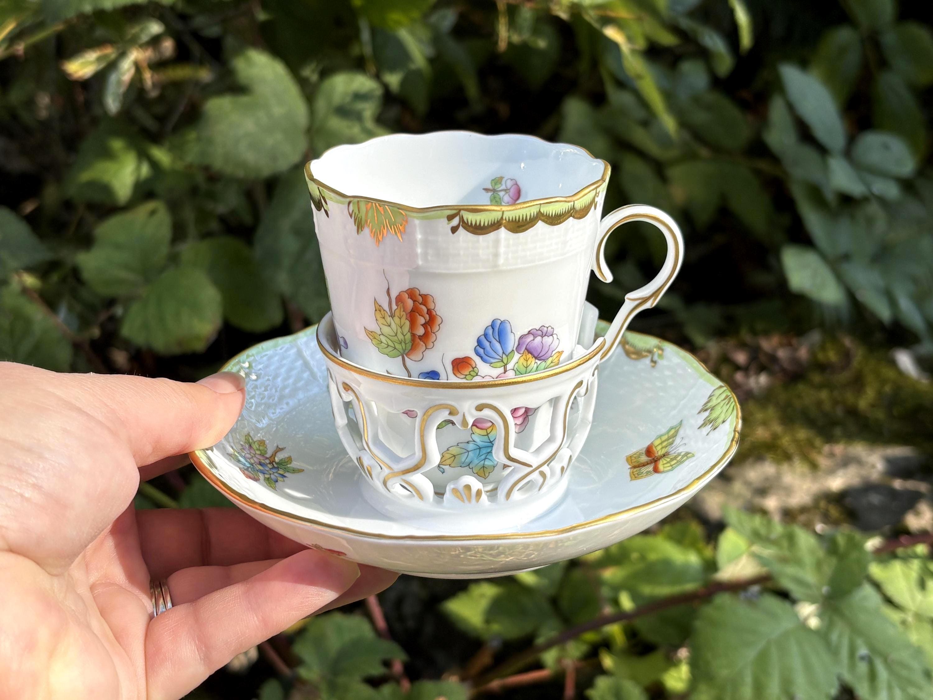 Herend Hungary Cup and Saucer - Etsy