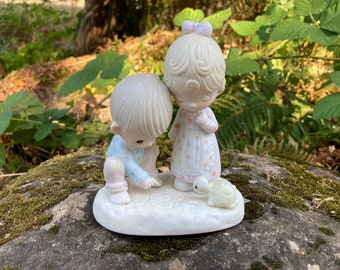 Vintage 1979 Enesco Precious Moments Figurine &quot;Thee I Love&quot; or  &quot;Thou Art Mine&quot; (sold separately)