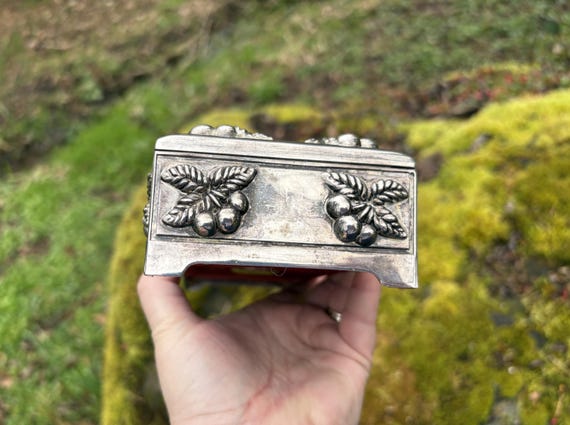 Vintage Godinger Silverplate 9" Rectangular Jewel… - image 12