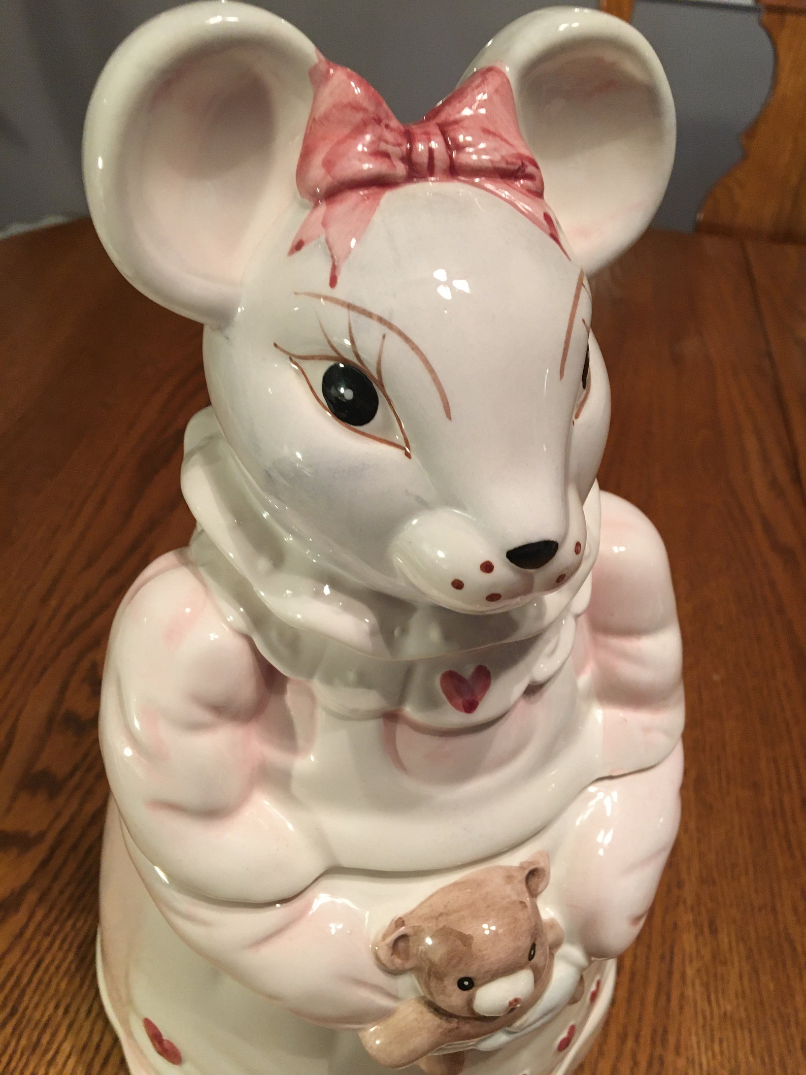 Cute Vintage Melinda Mouse Cookie Jar Girl Mouse Etsy