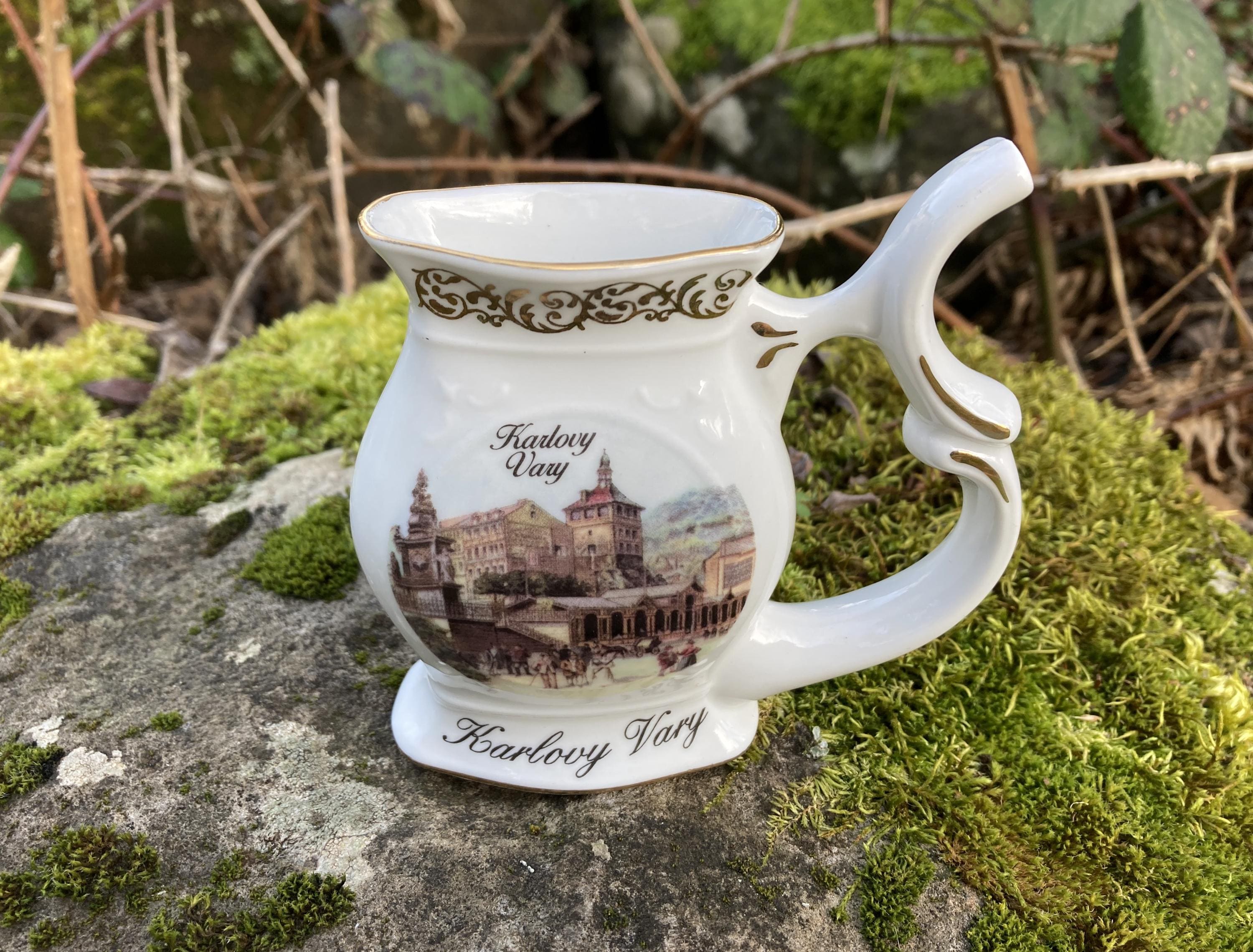 Vintage Carlsbad Karlovy Vary Spa City, Czech Republic Porcelain