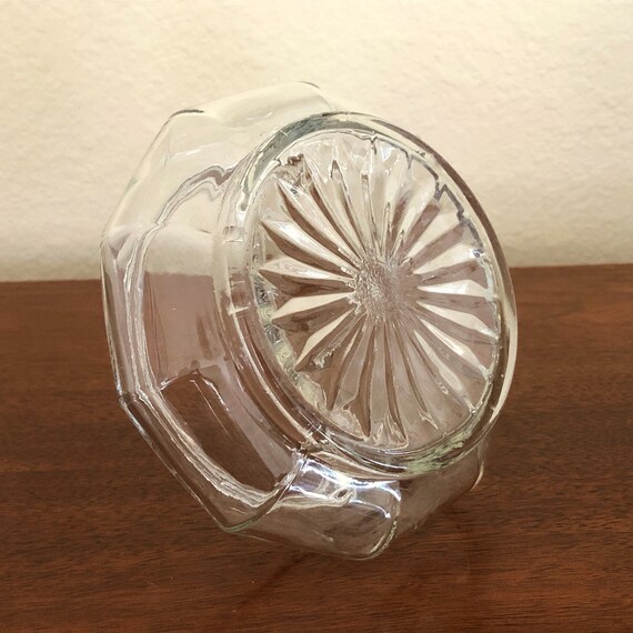 Vintage Vanity Dresser Glass Powder Jar with Pear… - image 8