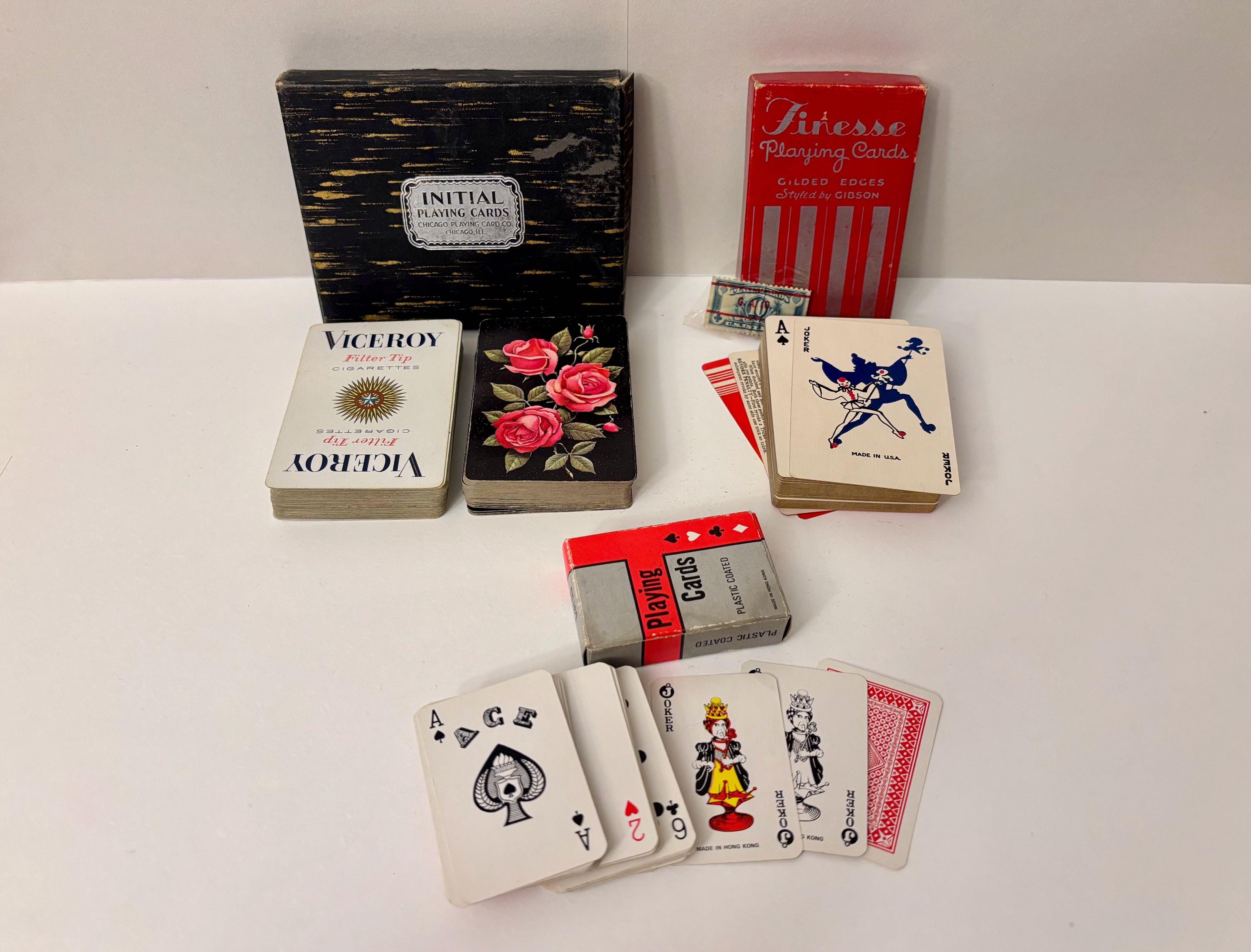 Vintage Boxed Playing Card Decks: 1. 