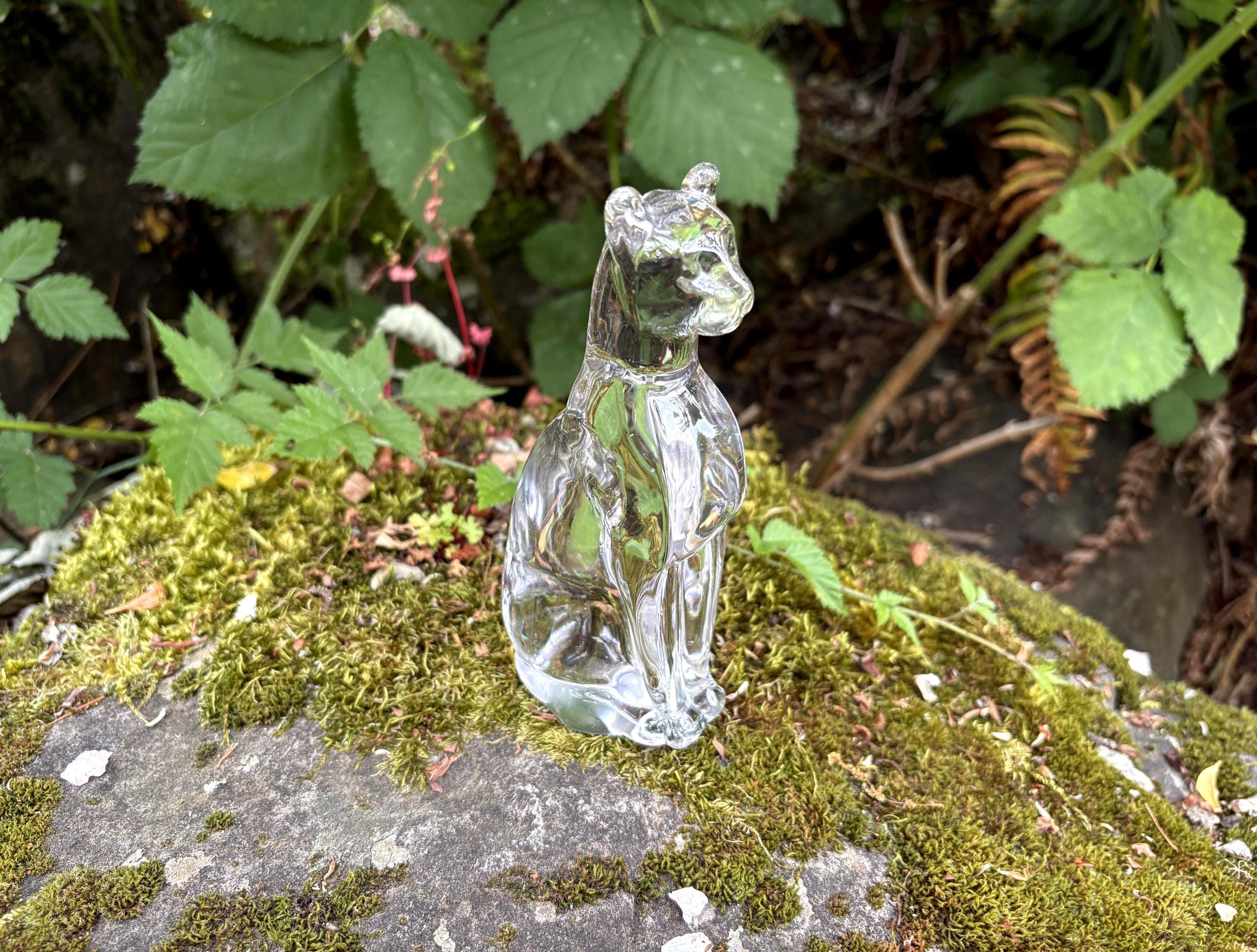 Vintage Baccarat Cat - Etsy