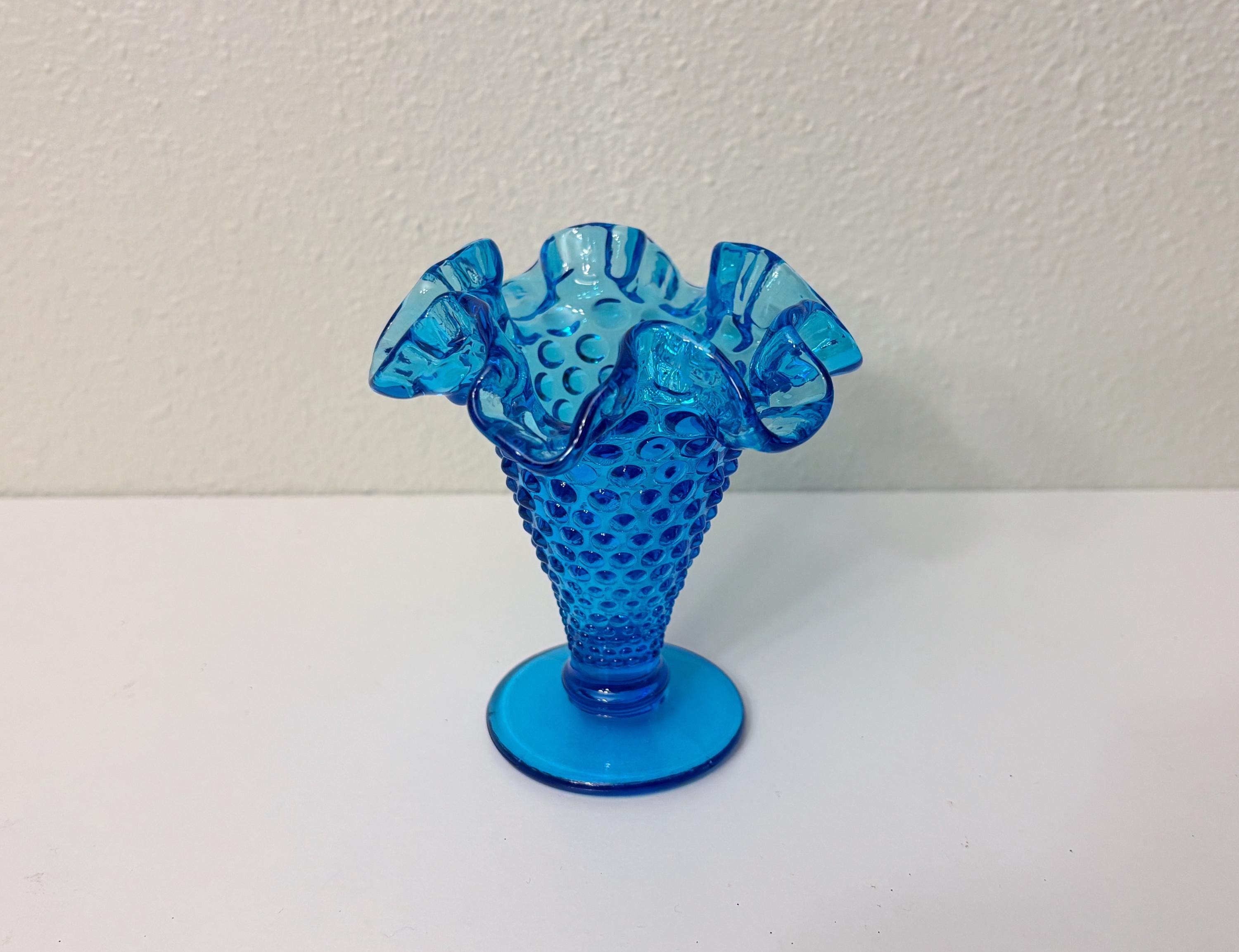 Fenton Blue Ruffle - Etsy