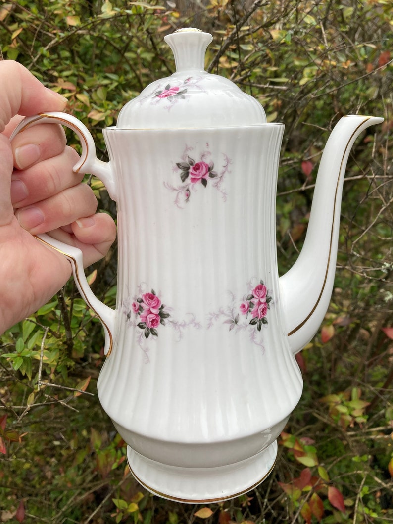 Vintage Princess House windsor Rose Teapot / Etsy