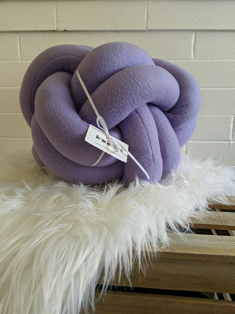 Knotted Pillow Balls Custom Color Requests Etsy