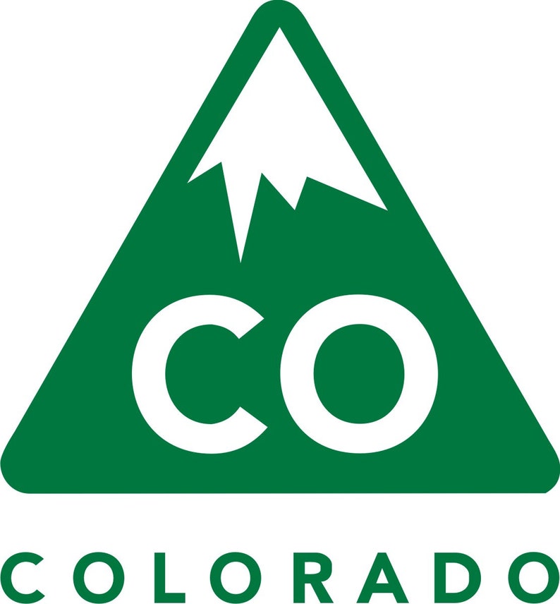 Colorado Brand Logo Decal 3 Sizes 14 Colors Free Etsy