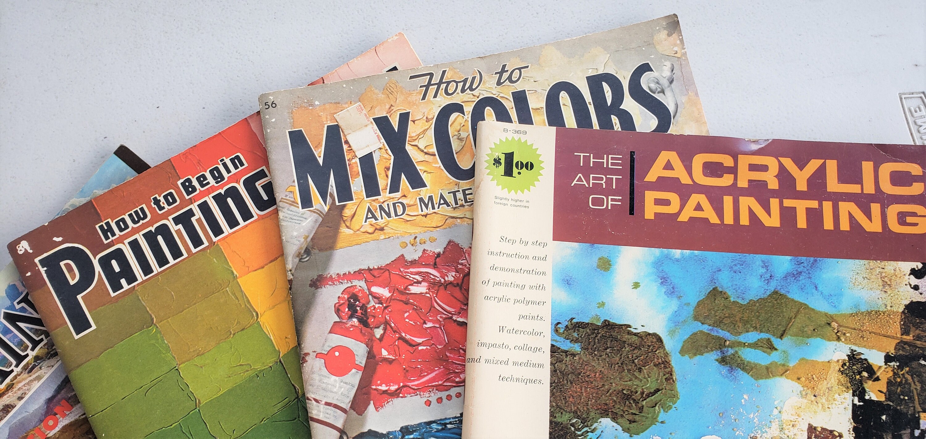 FOUR Vintage Art Instruction Books FREE USA Shipping Etsy UK