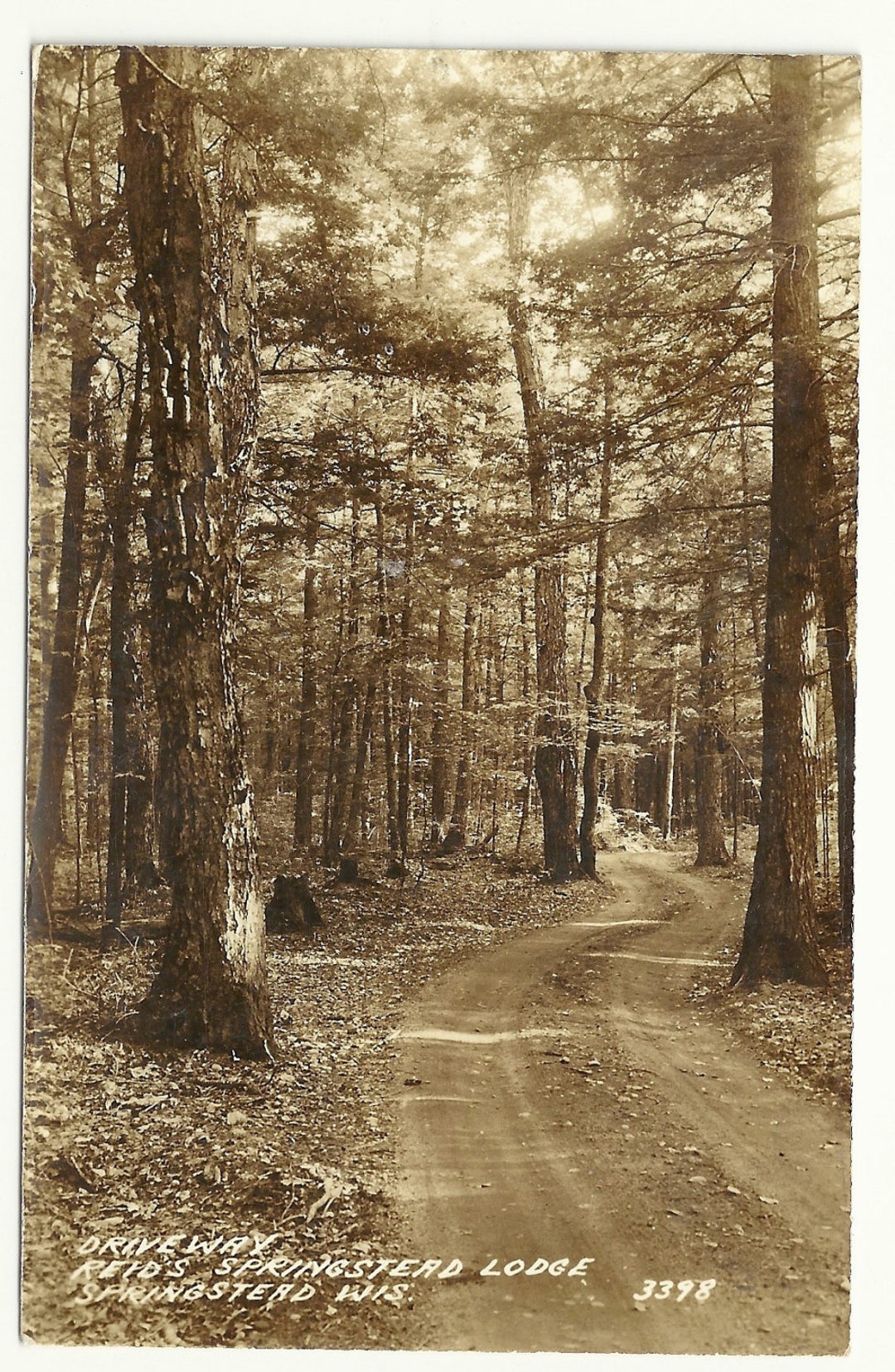 Driveway, Reids Springstead Lodge, Springstead, Wisconsin Nestoria and