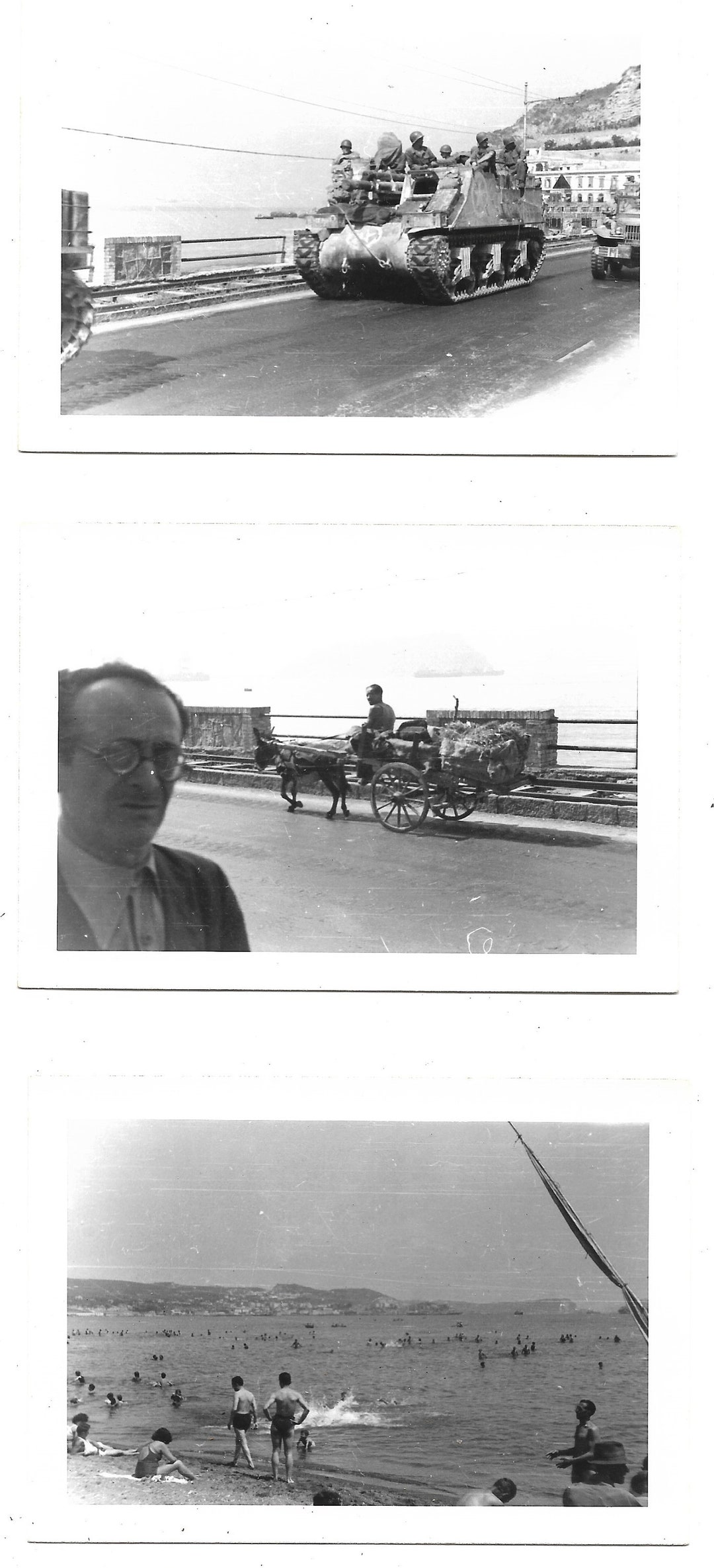 Vesuvius II Three Small War Photographs 1945 Naples Italy Etsy