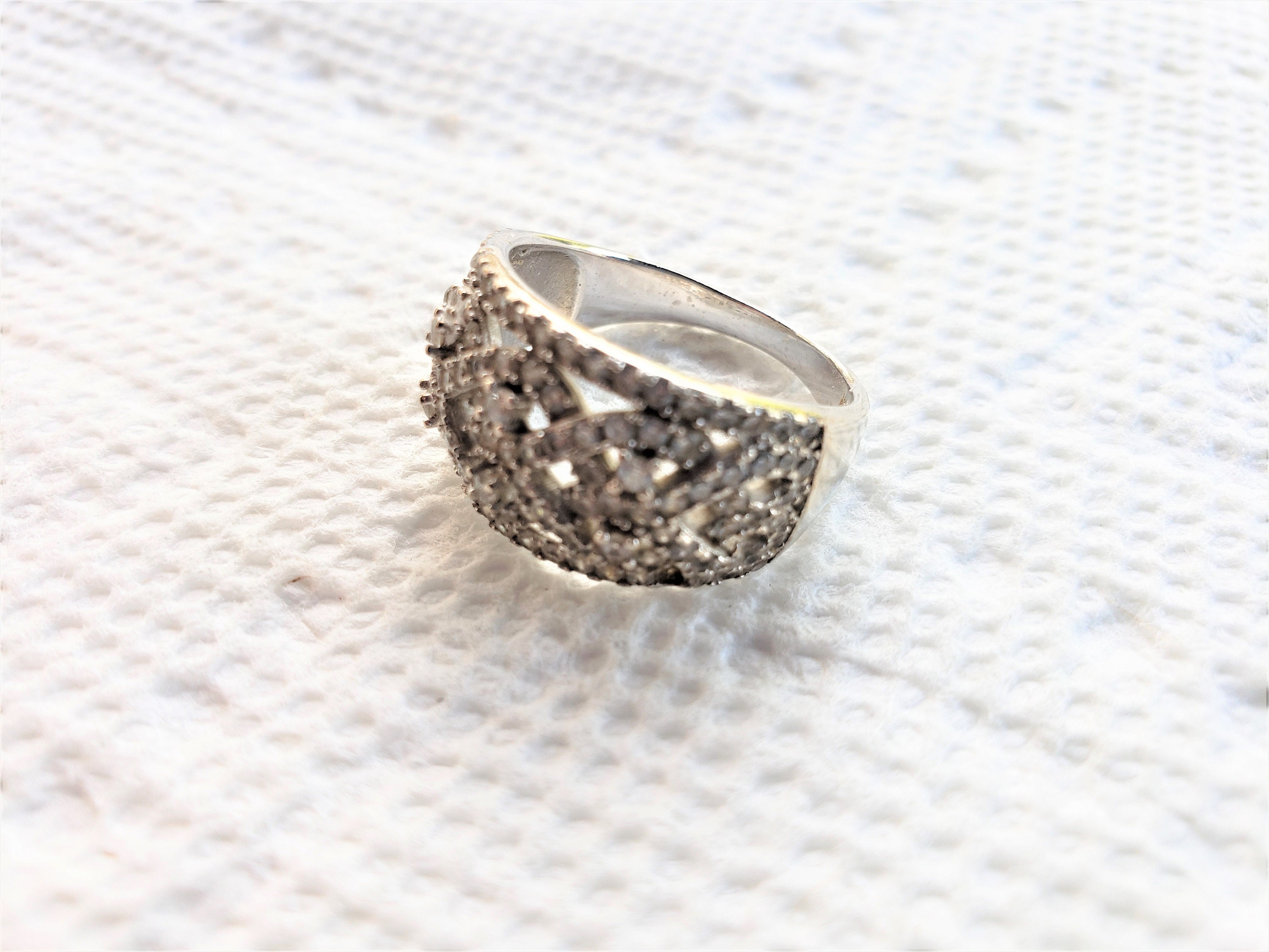 Sale___size 6 and 3/4 Another True Sparkler 925 CN FZN Ring Sale___size 6 and 3/4 Another True Sparkler 925 CN FZN Ring