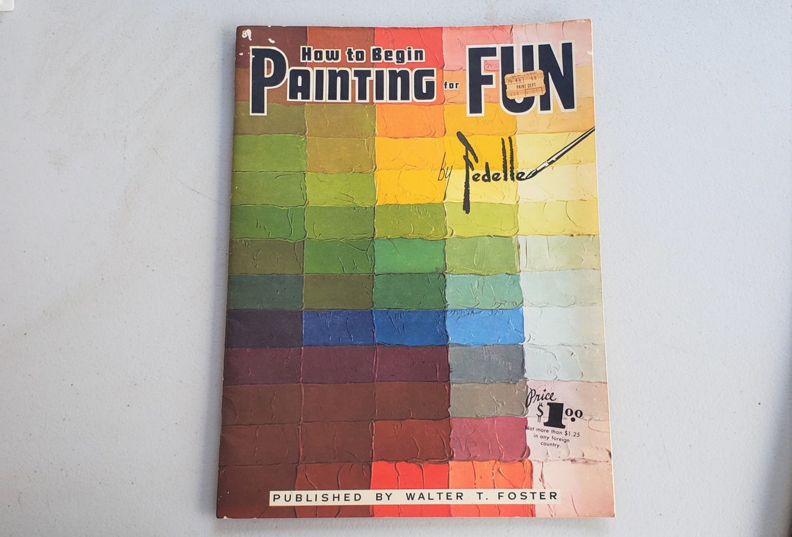 FOUR Vintage Art Instruction Books FREE USA Shipping Etsy UK