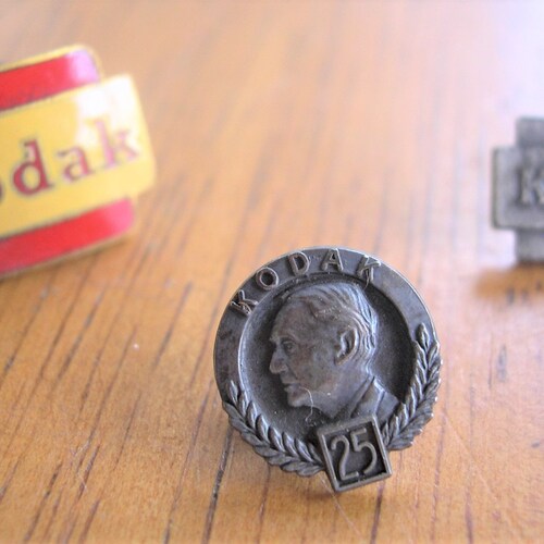 Vintage set of 3 Kodak Tie Tacks or Pins shops from 1954