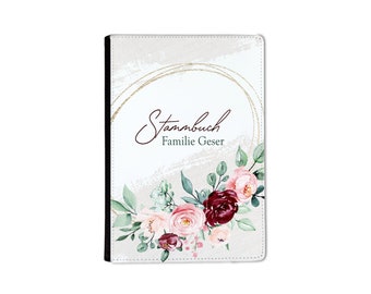 Family book A5 Boho Gold Blackberry frame personalizable