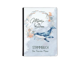 Stammbuch A5 Unterwasserwelt Watercolor personalisierbar