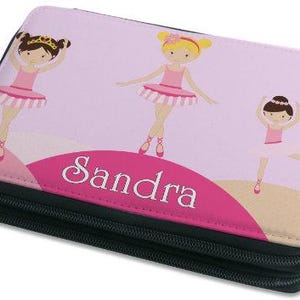 Pencil case, pencil case, pencil case, personalized with name Balerina