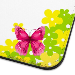 Zeugnismappe mit Namen Schmetterling Blume image 3