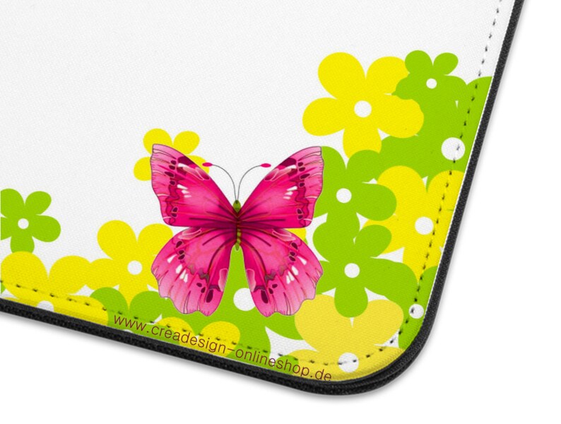Zeugnismappe mit Namen Schmetterling Blume image 3
