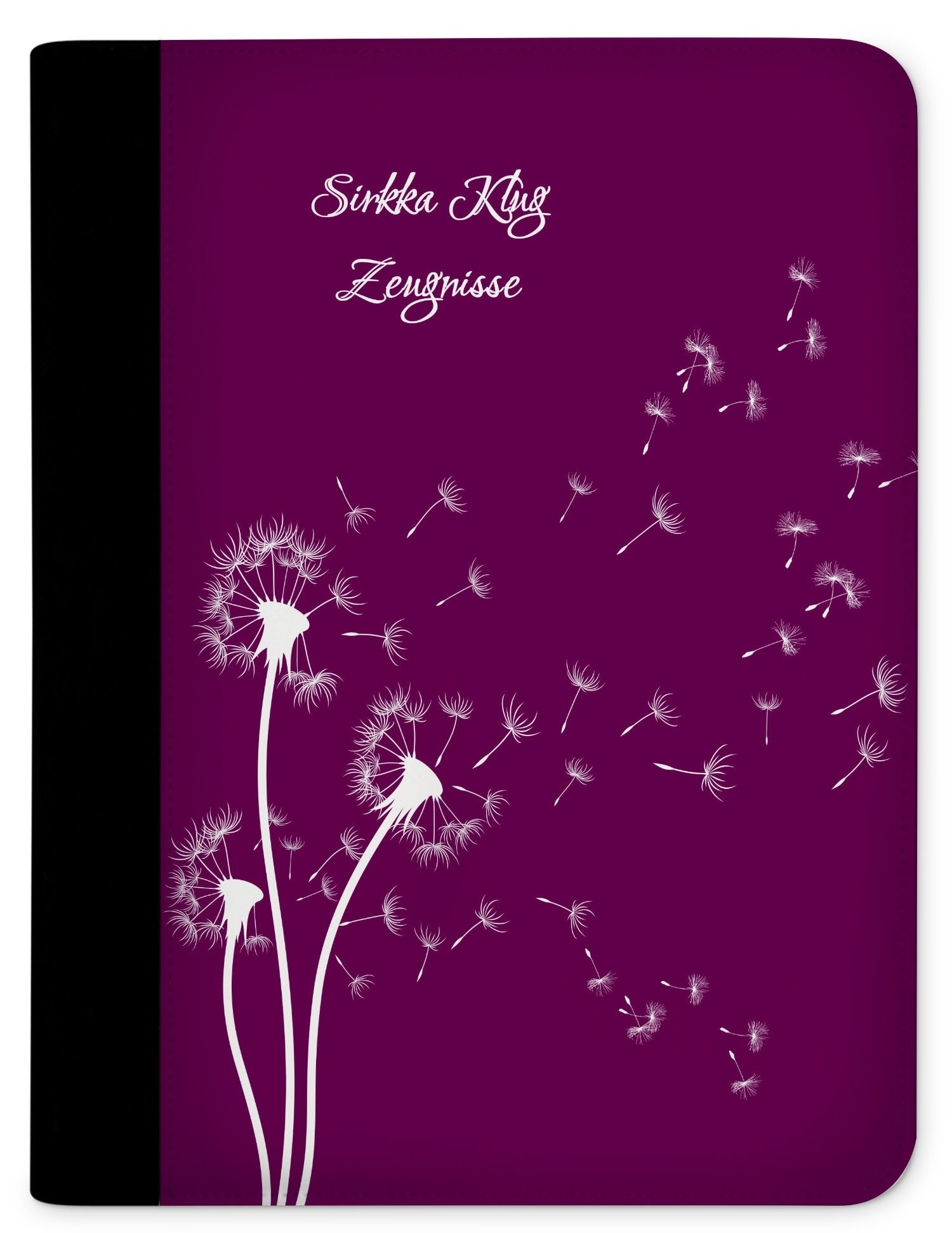 Testimony folder named Pusteblume Lila