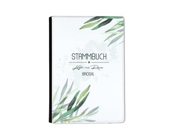 Stammbuch A5 Eukalyptus personalisierbar